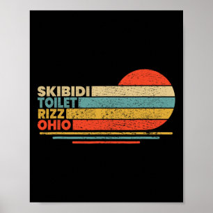 Funny Rizzler Skibidi Toilet Rizz Ohio - Uni-adult Poster