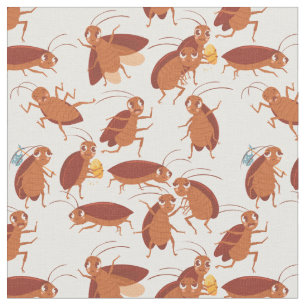 funny roaches insect cockroach bug fabric