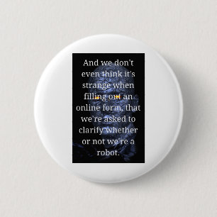 Funny Robot 2 Inch Round Button