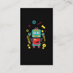 Funny Robot Juggling Tools Robots Business Card