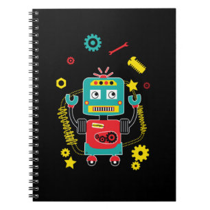Funny Robot Juggling Tools Robots Notebook