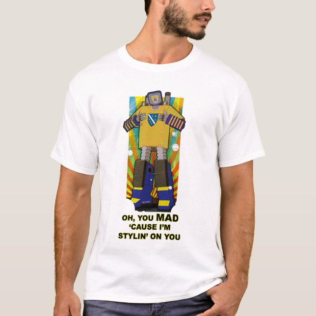 Funny Robot T-Shirt (Front)