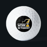 Funny Robotics Art For Men Kids Robot Robotics Eng Golf Balls<br><div class="desc">Funny Robotics Art For Men Kids Robot Robotics Engineering</div>