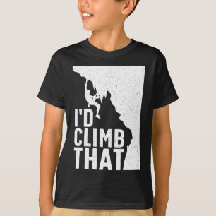 Funny Rock Climbing Art For Men Women Alpinism Roc T-Shirt