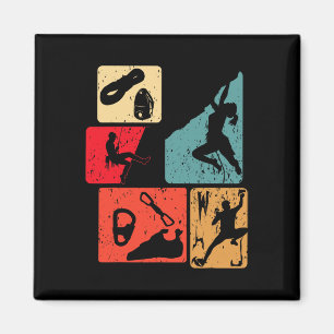 Funny Rock Climbing Bouldering Enthusiasts Men Wom Magnet