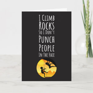Funny Rock Climbing Cards For Bouldering Climbers