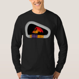 Funny Rock Climbing It's My Happy Place T-Shirt