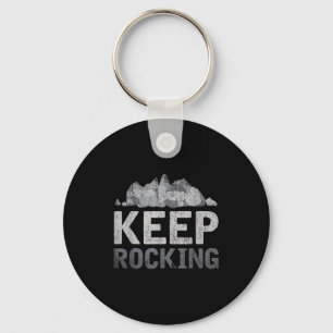 Funny Rock Collector Earth Scientist Gift Geologis Keychain