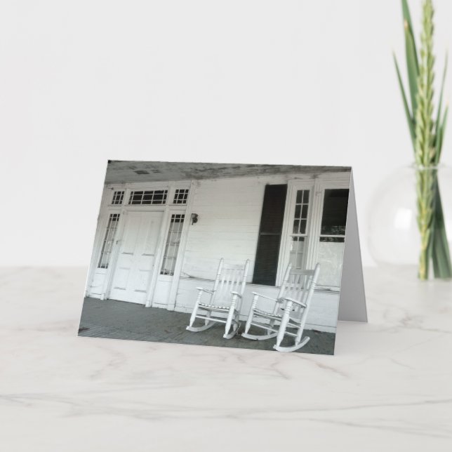 FUNNY ROCKING CHAISES DE SALUT CARTE (Devant)