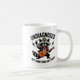 Funny Rocking Racoon  Coffee Mug