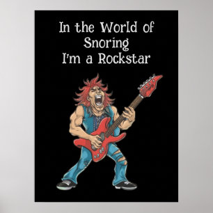 Funny Rockstar Poster