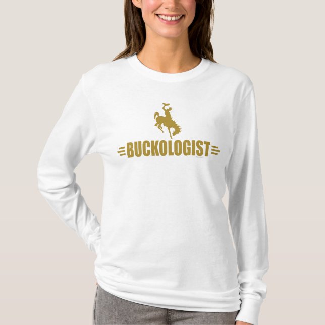 Funny Rodeo Bucking Bronco T-Shirt (Front)