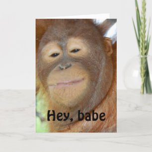 Funny Romance Smiling Happy Valentine Holiday Card