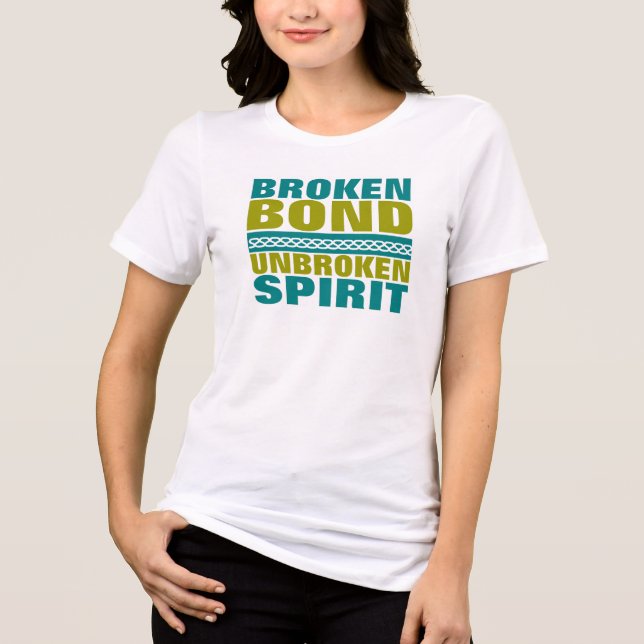 funny romantic Break up Tri-Blend Shirt (Front)