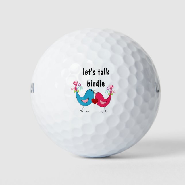 Funny Romantic Golf Balls (Front)