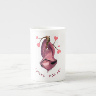 Funny Romantic Sloth Smile Mug Playful