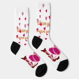 Funny Romantic Socks – "You Know I'm Yours" Love D