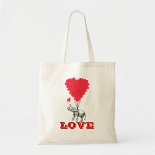 Funny romantic valentines love tote bag