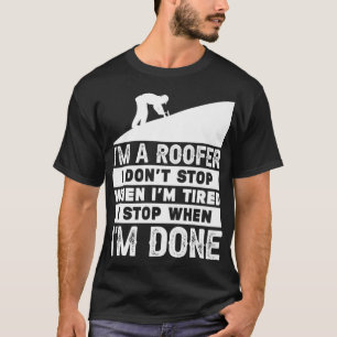 Funny Roofer Design Men Gift Premium  T-Shirt