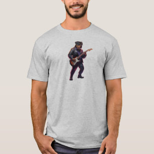 Funny Rottweiler Rock Star T-Shirt