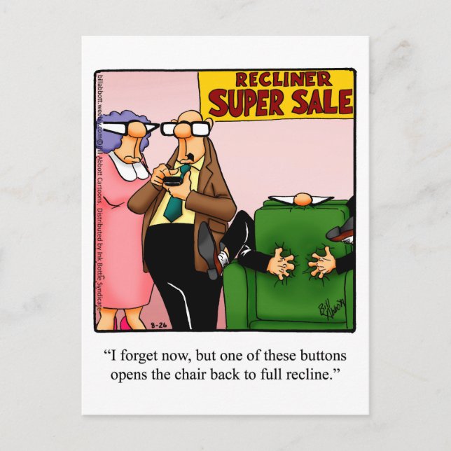 Funny "Rough Day?" Postcard "Spectickles" (Front)