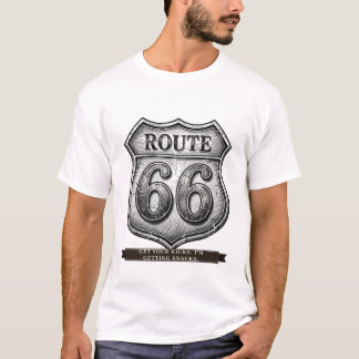 Funny Route 66 "Get Your Kicks I'm Getting Snacks" T-Shirt