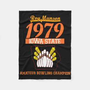 Funny Roy Munson King Pin Bowling T Shirt 2  Fleece Blanket