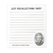 Funny Royal Queen Elizabeth Custom Text Notepad