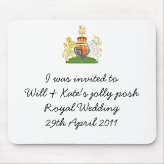 Funny Royal Wedding Apron souvenir mousemat Mouse Pad