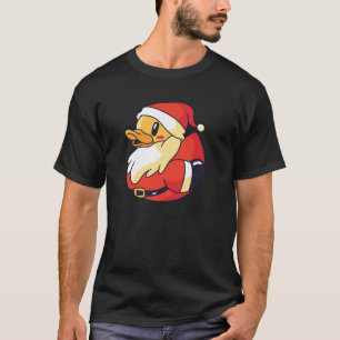 Funny Rubber Duck Christmas Santa Rubber Ducky Pul T-Shirt