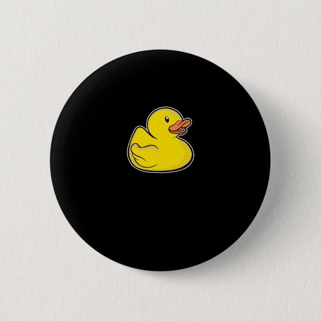 Funny Rubber Duck Debugging Programmer Gift PC Com 2 Inch Round Button (Front)