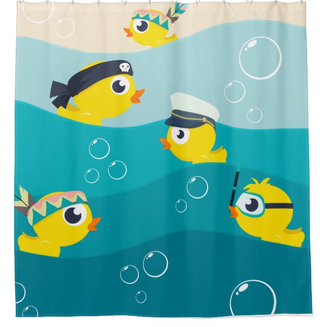 Funny Rubber Duckie Sea Beach Baby (Front)