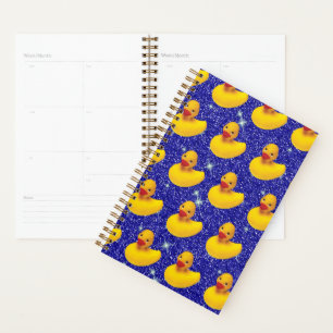 Funny Rubber Ducks Yellow Duckie Farm Animal Lover Planner