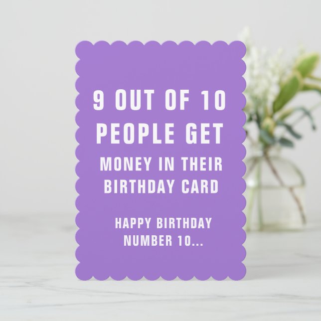 Funny Rude carte d'anniversaire - Shock Prank cade (Debout devant)