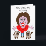 Funny Rude Happy Birthday Card<br><div class="desc">I am an artist based in Norfolk, United Kingdom. I work in my converted shed studio creating artwork for greeting cards. I also do commissioned artwork of animal portraits and landscape scenes in various art form mediums. As a hobby I enjoy creating cartoon caricatures for greeting card artwork. I do...</div>