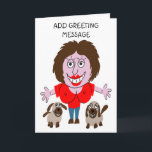 Funny Rude Happy Birthday Card<br><div class="desc">I am an artist based in Norfolk, United Kingdom. I work in my converted shed studio creating artwork for greeting cards. I also do commissioned artwork of animal portraits and landscape scenes in various art form mediums. As a hobby I enjoy creating cartoon caricatures for greeting card artwork. I do...</div>