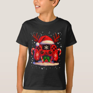 Funny Rudolph Game Controller Christmas Xmas Boy K T-Shirt