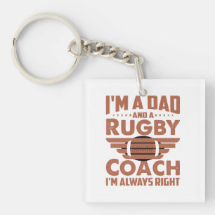 Funny Rugby papa et entraîneur de rugby