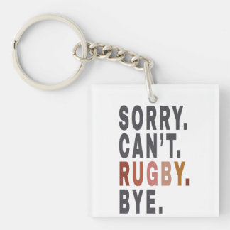 Funny Rugby Weekender ,for Rugby Mom,Gift Idea for Keychain
