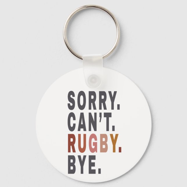 Funny Rugby Weekender ,for Rugby Mom,Gift Idea for Keychain (Front)