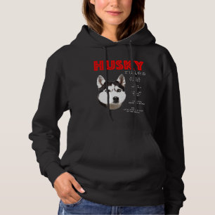 Funny rules for the owner of a Siberian Husky Hoodie