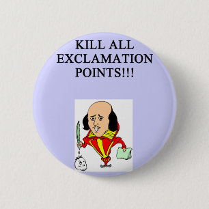 funny rules for writers 2 inch round button
