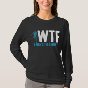 Funny Running and Marathon Quote triathlon sports T-Shirt