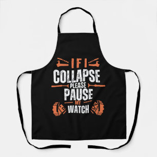 Funny-running Apron