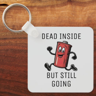 Funny Running Battery  Keychain