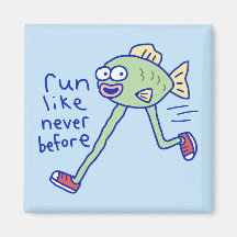 Funny Running Fish With Legs
