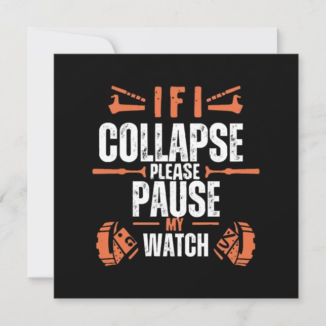 Funny-running Invitation (Front)