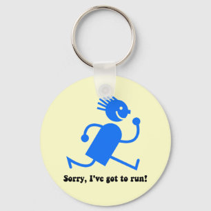 Funny running keychain