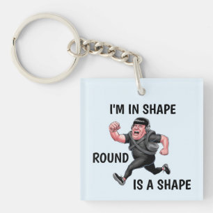 Funny Running Man Keychain