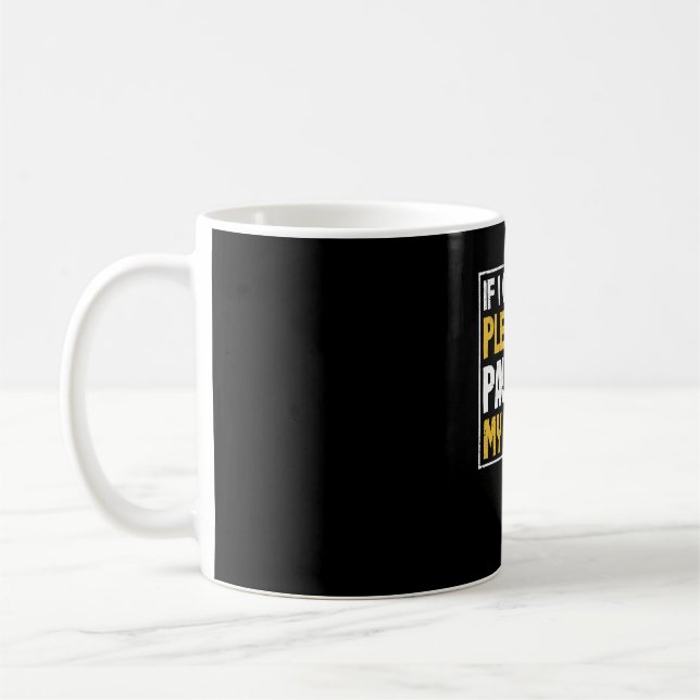 Funny running marathon When I collapse Coffee Mug (Left)